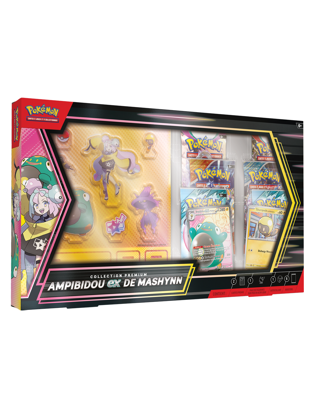 Coffret Premium Ampibidou Ex De Mashynn - Pokemon