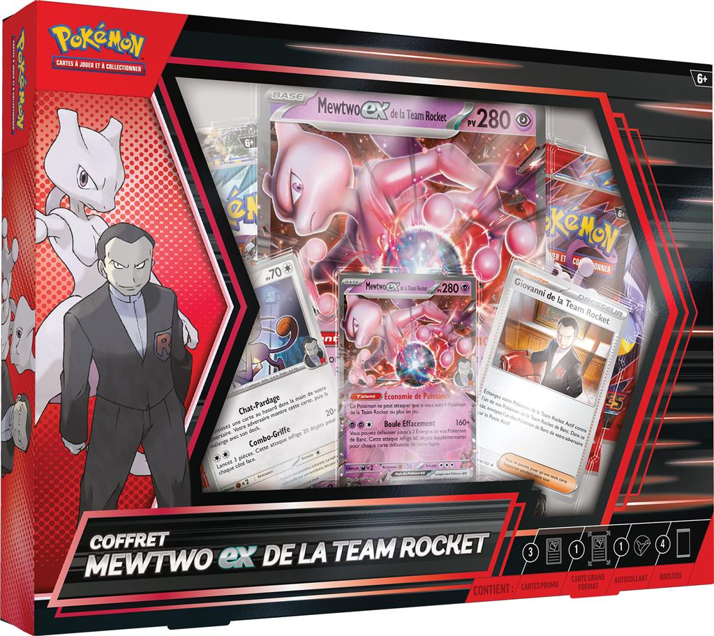 Coffret Mewtwo EX De La Team Rocket - FR