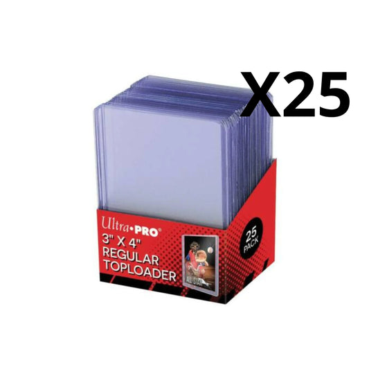 Ultra Pro - 1 paquet de 25 Toploaders 3x4 - Regular