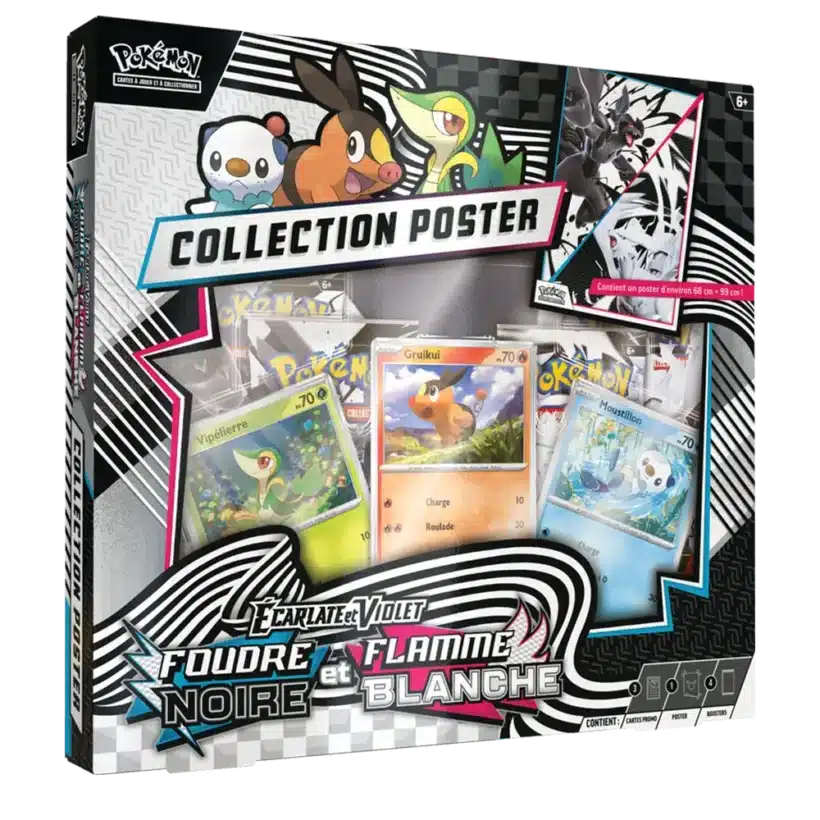 [Précommande] Coffret Collection Poster Unys - Pokemon - EV10.5 - Foudre noire - Flamme blanche - FR