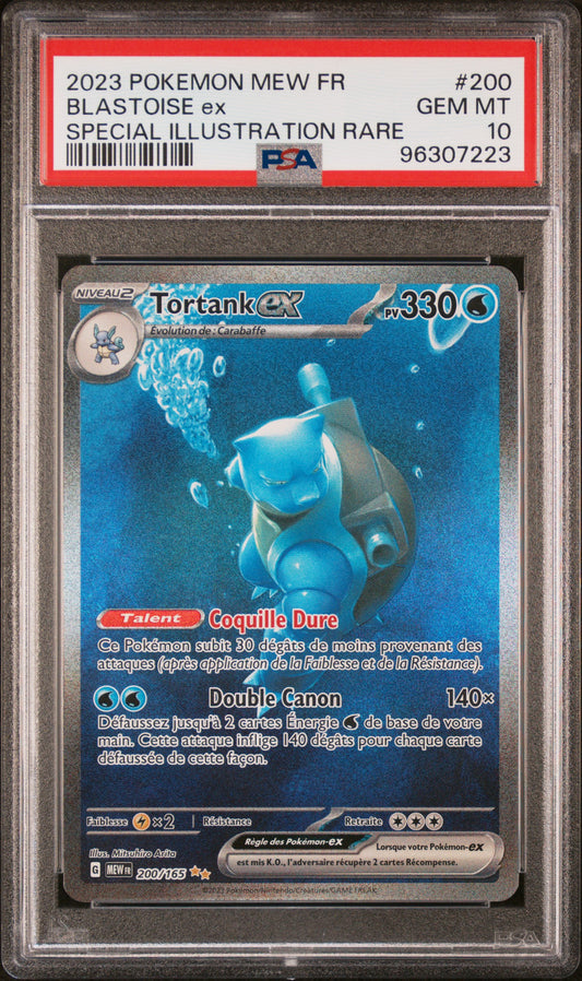 Tortank 200/165 Écarlate et Violet 151 - FR - Pokémon PSA 10